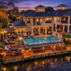 Waterfront Stay, Heated Pool, Jacuzzi, Game Room