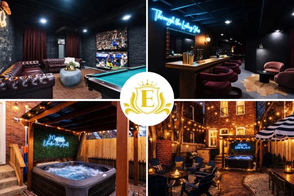 Lou Luxe- Speakeasy, EPIC Arcade, Hottub & FirePit