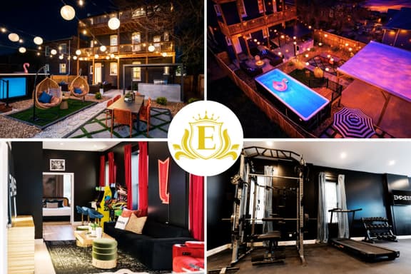 StayAtlas Retreat w/ Pool, Gym, Sauna, Games, BBQ